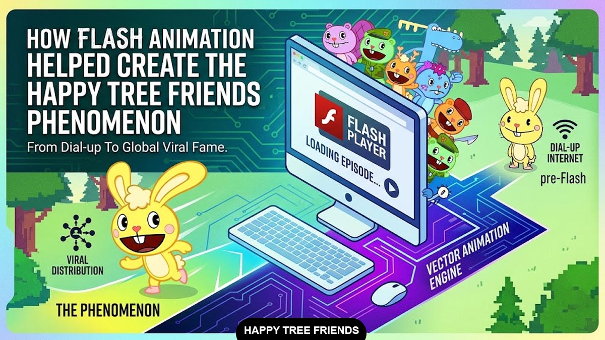 How Flash Animation Helped Create the Happy Tree Friends Phenomenon